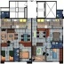 Figura 08 – Edifício Tamari, pavimento tipo [prospecto promocional da Hábil Engenharia Ltda]