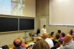 Uma das palestras principais do congresso<br />Foto Gabriela Celani 