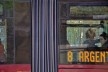 Contaminações, patrimônio visto através de janela de Tram, no centro urbano de Roma<br />Foto Fabio José Martins de Lima 