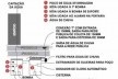 Esquema do sistema de captação de água pluvial<br />Imagem dos autores do projeto 