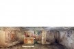 Cripta del Crucefisso, panorâmica interna, Puglia, Itália, séculos 12-13<br />Foto Victor Hugo Mori 