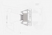Complexo Teatro Castro Alves, planta piso D Alojamentos, Salvador, 5º lugar concurso. GrupoSP e Núcleo Arquitetura, 2010<br />Desenho escritório 