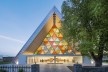 Catedral Cardboard, Christchurch, Nova Zelândia, 2013. Arquiteto Shigeru Ban<br />Foto Stephen Goodenough 