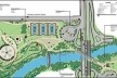 Área para artesanato, Praça da Fogueira e quadra poliesportivas – lado oeste<br />Imagens dos autores do projeto 