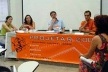 Mesa Redonda composta  por Fernando Lara, José Aureliano Filho, Maria Gabriela Celani e Anna Paula Gouveia