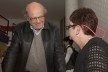 Lúcio Gomes Machado e Helena Ayoub, festa de lançamento do livro “Abrahão Sanovicz, arquiteto”, IAB/SP, 22 ago. 2017<br />Foto Fabia Mercadante 