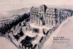 Angel Pascual. Perspectiva de la “Mansión Neo-Azteca” (1921). Buenos Aires (Argentina).
