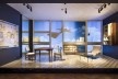 Exposição “Tutto Ponti, Gio Ponti Archi-Designer”, Museu de Artes Decorativas, Paris, out. 2018/ mai. 2019. Interior do apartamento Ponti com “janela mobiliada”, Via Dezza, Milão, 1956-7<br />Foto Luc Boegly 