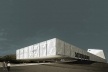 Concurso Internacional para Projeto Arquitetônico do Museu Exploratório de Ciências da Unicamp, acesso, 1º lugar. Arquitetos Reinaldo Nishimura, Daniel Corsi e Dani Hirano, 2009<br />Imagem escritório 