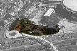 Aldeia Marakanã. A construção de uma aldeia indígena urbana, perspectiva externa do projeto, Rio de Janeiro RJ Brasil, 2022. Arquiteto Gustavo Lennon<br />Elaboração Gustavo Lennon 