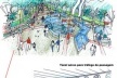Boulevard na superfície superior e túnel aéreo para tráfego de passagem<br />Imagem do autor do projeto 
