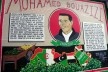 Mural, Castro. Homenagem a Mohamed Bouazizi, cuja auto-imolação deflagrou a série de acontecimentos em 2010 e 2011conhecida como “Primavera Árabe”<br />Foto Maria Carolina Maziviero, 05/04/2014 