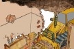 Série “Fundação pró-Memória em extinção”, desenhos de Antonio Luiz Dias de Andrade, Janjão