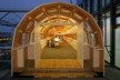 Paper Temporary Studio, Paris, França, 2004. Arquiteto Shigeru Ban<br />Foto Didier Boy de la Tour 