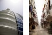 À esquerda, Hotel Burj Al Arab; à direita, alameda do bairro Al Karama, reduto de imigrantes Indianos e Filipinos<br />Foto Luiz Gustavo Sobral Fernandes 