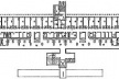 Figure 3 – Plan 2e Etage, Nouvelle Annexe, Hôpital Gastroclínicas, São Paulo, Brésil<br />Lauro Miquelini  [Revista Projeto, 176, 1994, p57]