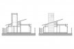 Residência em Guaecá, cortes transversais, São Sebastião SP Brasil, 2006. Arquitetos Henrique Fina, Luis Mauro Freire e Maria do Carmo Vilariño (autores) / Projeto Paulista<br />Imagem divulgação  [Acervo Projeto Paulista]