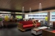 Arena Pantanal, interiores para o lounge e o bar, Cuiabá MT. Arquitetos Sergio Coelho, Sandra Ruiz e Shintaro Arakawa [GCP Arquitetos]