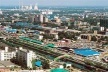 Expansão urbana na zona leste de Pequim, China.<br />Foto Shi Guorui 