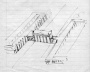 Croquis de Ernesto Estrada realizado durante su estadía en Tucumán en 1944 [Colección familia Estrada]