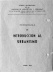 Programa del Curso de Introducción al Urbanismo que dictaba Estrada en la Facultad de Arquitectura (UBA) en 1953 [Colección familia Estrada]