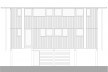 Vila Taguaí, elevação das casas 2, 5 e 7, Carapicuiba SP, 2007-2010. Arquitetos Cristina Xavier (autora), Henrique Fina, Lucia Hashizume e João Xavier (colaboradores)