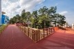 Parque Sabesp Butantã, piso elevado. Levisky arquitetos estratégia urbana<br />Foto Ana Mello 