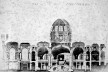 01. Palácio do Congresso para Belo Horizonte, corte transversal, projeto de José de Magalhaes, 1895 – um típico projeto Beaux-Arts, não realizado, cujo original não foi conservado<br />Imagem divulgação  [Fonte: <i>A casaca do Arlequim: Belo Horizonte, uma capital eclética do século XIX</i>]