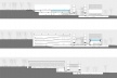Concurso de Propostas Arquitetônicas para o futuro SESC Guarulhos, cortes, 10º lugar. Núcleo de Arquitetura + GrupoSP<br />Desenhos dos autores 