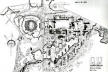 Fig. 14 - Universidade Nacional Autónoma do México. Plano de Conjunto maio de 1952. Mario Pani, Enrique del Toral. [ADRIÂ, Miquel; Mario Pani La construcción de la Modernidad]