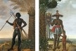 À esquerda, Homem Negro, 1641, 273 x 167 cm; à direita, Mulher Negra, 1641, 267 x 178 cm<br />Imagem divulgação 