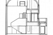 Álvaro Siza, casa Avelino Duarte, corte pelo átrio, Ovar (1981-1985)<br />Foto do autor 