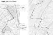 Paris, percursos 2 e 3<br />Mapa de viagem 