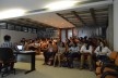 Discentes da FAU e do PPGAU durante o primeiro dia de atividades, auditório da FAU UFPA<br />Foto Douglas Naegeli 