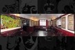 “Hall of Boers War”, salão dos fundos do Ye Cracke com imenso mural que retrata a batalha. A decoração se mantém como era nos anos 1950<br />Foto Victor Hugo Mori 