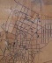 5. Traçado que foi implantado em substituição ao plano da Figura 2. As linhas pontilhadas são os eixos das vias 1, 4, 5 e 6 da Figura 2. Fonte: planta da cidade levantada pela prefeitura em 1923