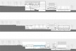 Concurso de Propostas Arquitetônicas para o futuro SESC Guarulhos, cortes, 10º lugar. Núcleo de Arquitetura + GrupoSP<br />Desenhos dos autores 