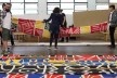 Concepção, construção e instalação da bandeira/fronteira<br />Foto divulgação 