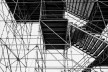 Cota 10, na praça XV, Rio de Janeiro, estrutura metálica. Grua arquitetos<br />Foto Rafael Salim 