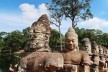 Angkor Thom, Portão Sul, Camboja<br />Foto Victor Hugo Mori 