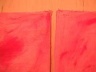 Sem título, Susana Bastos, Belo Horizonte, 2000, coleção particular. Detalhe da fixação do tecido à madeira por meio de pregos