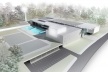 Concurso de Propostas Arquitetônicas para o futuro SESC Guarulhos, 1º lugar. Arquitetos Renato Dal Pian e Lilian Dal Pian<br />Desenho do escritório 