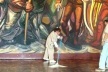 Mural de Siqueiros no Palácio de Chapultepec<br />Fotos Michel Gorski 