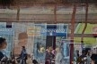 Contaminações, patrimônio refletido em janela de ônibus urbano, parte do Coliseu<br />Foto Fabio José Martins de Lima 