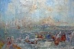James Ensor, <i> Carnaval sur la plage </i>, 1887, óleo sobre tela, 54,5 x 69,5