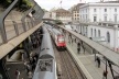 Estação Stadelhofen, estação no nível da rua<br />Foto Gabriela Celani 