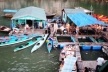 Baía de Ha Long: mercado flutuante <br />Foto Lucia Maria Borges de Oliveira 