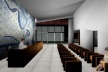 Itaporanga d´Ajuda. Saguão de atendimento (com painel ilustrativo, Cândido Portinari para o edifício do MES – RJ)