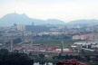 Vista panorámica de Sao Pablo, con edificios y ocupaciones diversificadas<br />Foto Rein Geurtsen Workshop Rios Urbanos, 2003 