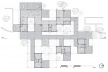 Casa Grelha, planta, Serra da Mantiqueira SP. Forte, Gimenes & Marcondes Ferraz Arquitetos, 2007<br />Desenho escritório 